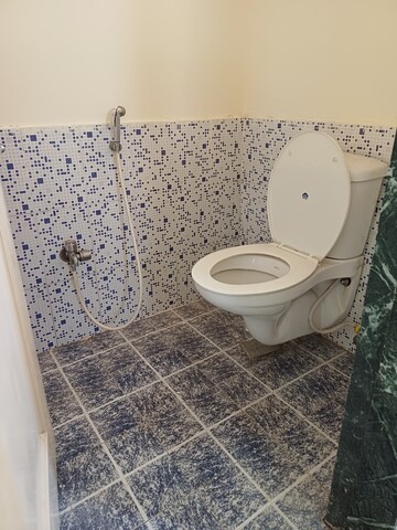 Bathroom in 2 BHK Apartment at Megh Malhar Co-op Housing Society, Ghansoli – for Rent
