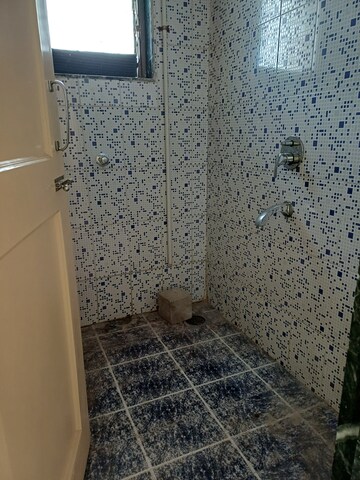 Bathroom in 2 BHK Apartment at Megh Malhar Co-op Housing Society, Ghansoli – for Rent