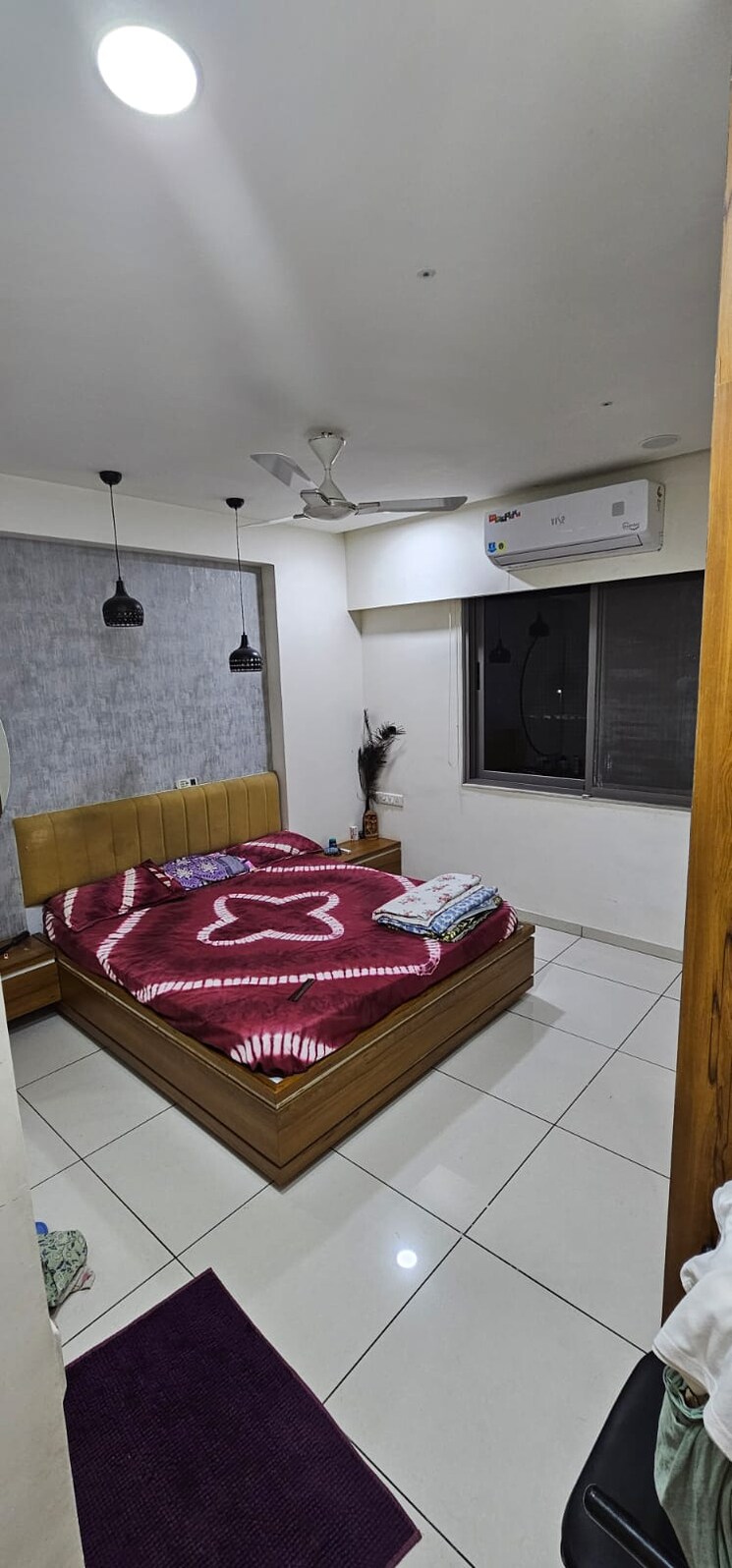 Bedroom, sahaj-solarium 3 Bedroom 900 Sq.Ft. Apartment In Vasna Ahmedabad 8177447
