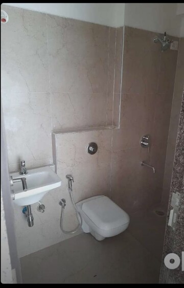Bathroom in 1 BHK Apartment at Raunak Heights, Ghodbunder Road – for Rent
