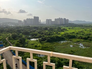 Balcony in 1 BHK Apartment at Raunak Heights, Ghodbunder Road – for Rent