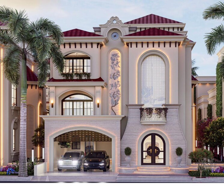 Exterior View, gomti nagar 6+ Bedroom 4400 Sq.Ft. Villa In Gomti Nagar Lucknow 8177505