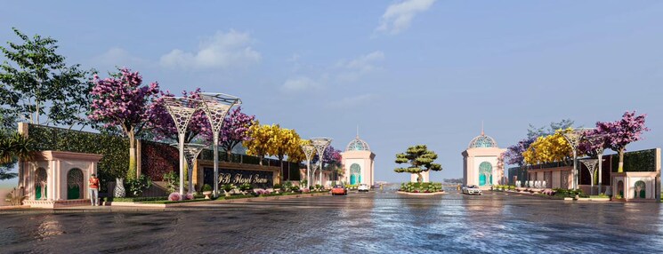 Exterior View, gomti nagar 6+ Bedroom 4450 Sq.Ft. Villa In Gomti Nagar Lucknow 8177523