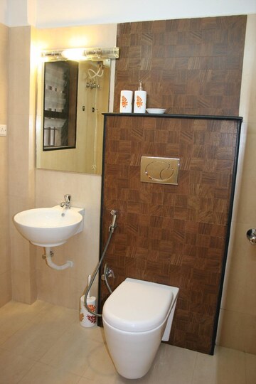Bathroom in 3 BHK Apartment at Ramapuram – for Rent