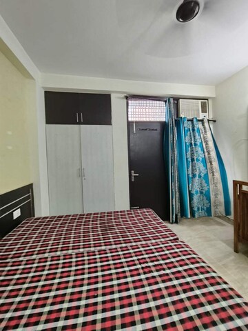 Bedroom in 1 RK Builder Floor at RWA Residential Society, Sector 40 – for Rent