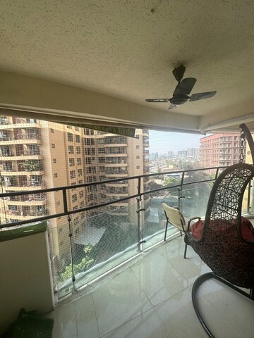 Balcony in 3 BHK Apartment at Tulipia And Tilia Apartment, Chandivali – for Rent