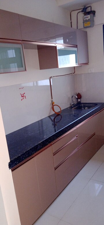 Kitchen in 1 BHK Apartment at Ashar Axis, Majiwada – for Rent