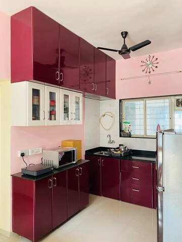Kitchen in 2 BHK Apartment at Peony Apartment, Baner – for Rent
