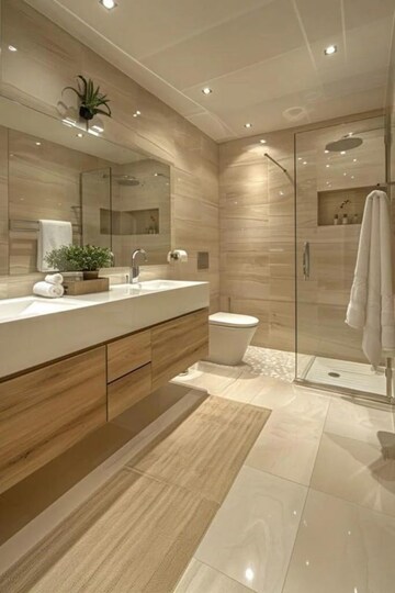Bathroom in 4 BHK Villa at Mysore Road – for Sale