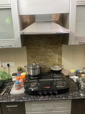 Living Room in 1.5 BHK Apartment at Sector 77 – for Rent