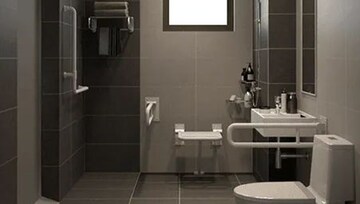 Bathroom in  Office Space at Pramukh Plaza, Andheri East – for Rent