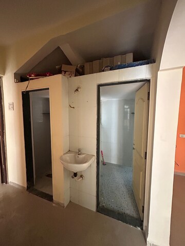 Bathroom in 1 BHK Apartment at Panvelkar Heights, Badlapur West – for Sale
