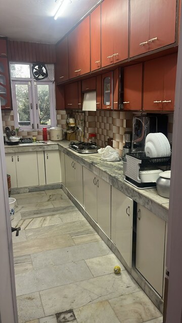 Kitchen in 2 BHK Builder Floor at Lajpat Nagar ii – for Rent