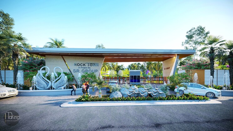 Garden, sr-rock-town  150 Sq.Yd. Plot In Mazidpur Hyderabad 8178206