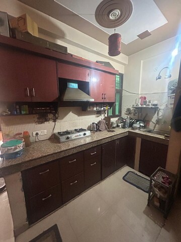 Kitchen in 2 BHK Builder Floor at Sector 16c Greater Noida – for Rent