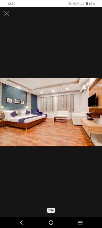 Living Room in 3.5 BHK Builder Floor at Vasant Kunj – for Rent