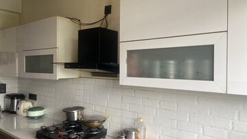 Kitchen in 4 BHK Builder Floor at Infinite Luxury, South City 2 – for Rent