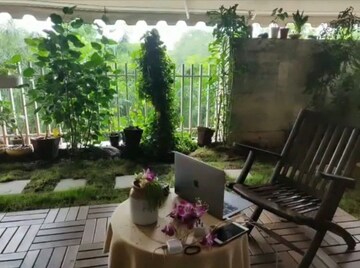 Balcony in 3.5 BHK Apartment at Lodha Eternis, Andheri East – for Rent