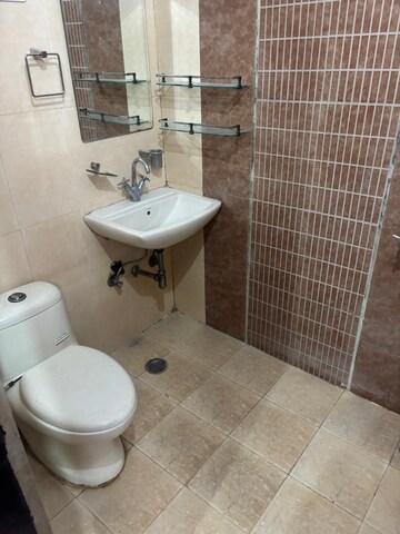 Bathroom in 2 BHK Builder Floor at Smart Lane, Niti Khand – for Rent