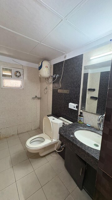 Bathroom in 3 BHK Apartment at Gomti Nagar – for Rent