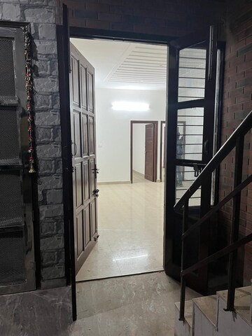 Building Lobby in 3 BHK Builder Floor at Dhakoli Village – for Sale