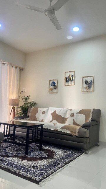 Living Room in 1 BHK Apartment at Karma Heights, Vasai East – for Sale