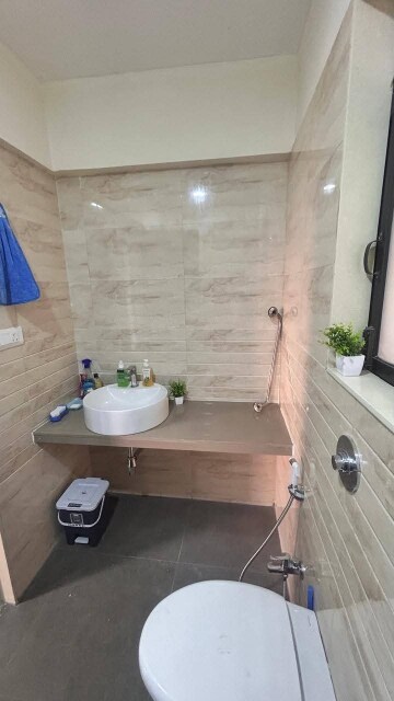 Bathroom in 1 BHK Apartment at Karma Heights, Vasai East – for Sale