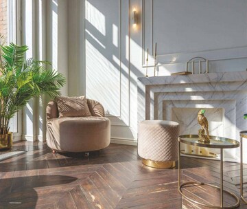 Living Room in 3.5 BHK Apartment at Dona Paula – for Sale
