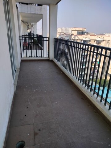 Balcony in 3.5 BHK Apartment at Paradigm Business Hermitage Park, Dhakoli Village – for Rent