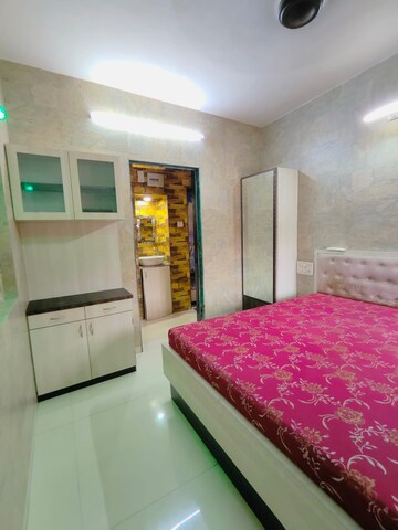 Bedroom in 1 BHK Apartment at Triveni Vasant Vihar CHS, Vasant Vihar – for Rent