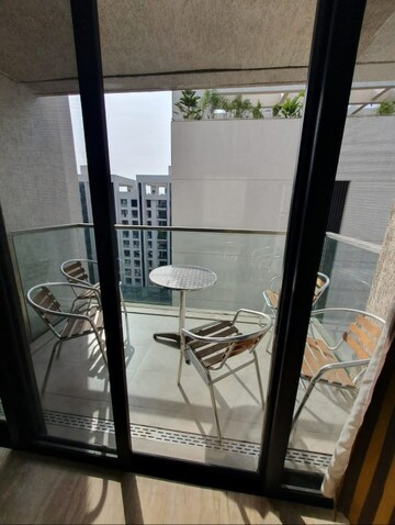Balcony in 3.5 BHK Apartment at Lunkad Sky Vie, Viman Nagar – for Rent