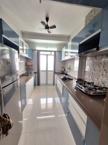 Kitchen in 2 BHK Apartment at Shree Flower Valley, Kalyan West – for Rent