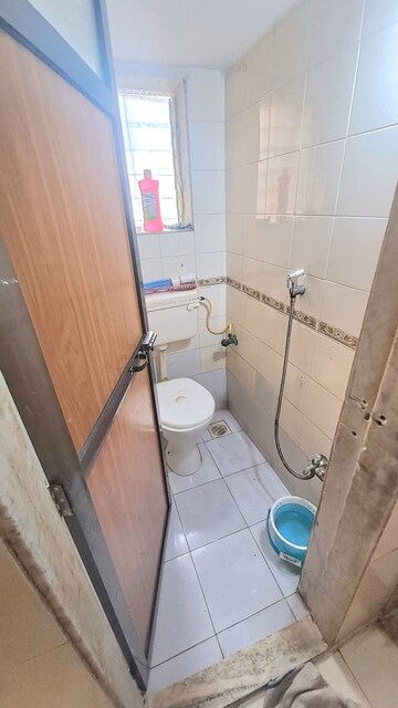 Bathroom in 1.5 BHK Apartment at Sai Sankul Annexe, Kalyan West – for Rent