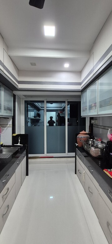 Kitchen in 3 BHK Apartment at Blue Kites CHS Ltd, Kopar Khairane – for Sale