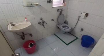 Bathroom in 3 BHK Apartment at Sonal Link Residency, Malad West – for Rent