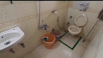 Bathroom in 3 BHK Apartment at Sonal Link Residency, Malad West – for Rent