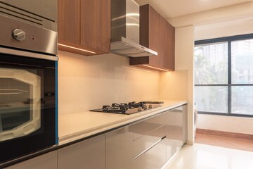 Kitchen in 4 BHK Apartment at Kalpataru Magnus, Bandra East – for Sale