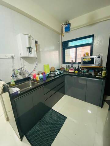 Kitchen in 1 BHK Apartment at MAK Aakar Enclave, Pimple Nilakh – for Rent