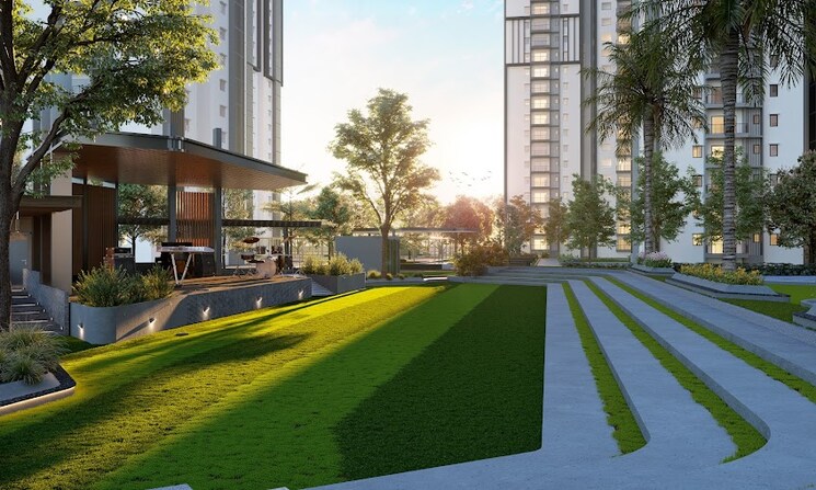 Garden, my-home-tridasa 3 Bedroom 1840 Sq.Ft. Apartment In Tellapur Hyderabad 8179658