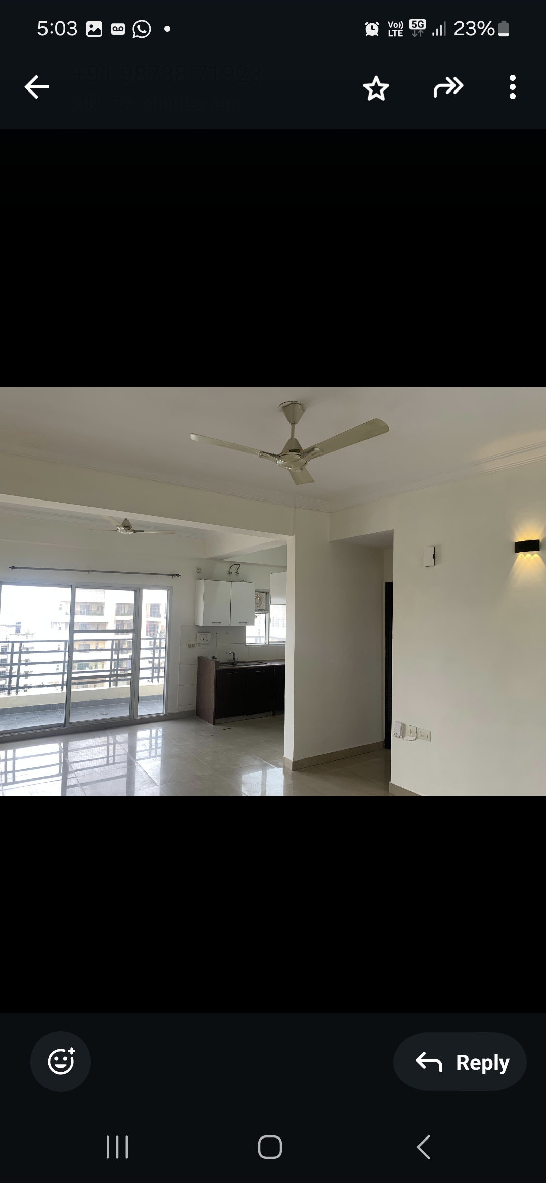 2.5 BHK + Study Room 1250 Sq.Ft. Apartment in Exotica Fresco