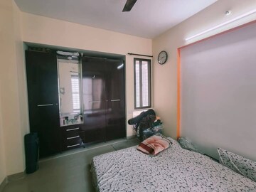Bedroom in 1 BHK Apartment at Bharat Shiv Sai Paradise, Majiwada – for Rent