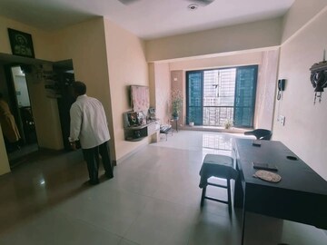 Living Room in 1 BHK Apartment at Bharat Shiv Sai Paradise, Majiwada – for Rent