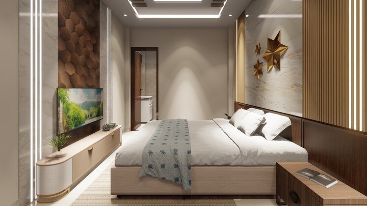 Bedroom, chinhat 3 Bedroom 1600 Sq.Ft. Villa In Chinhat Lucknow 8180135