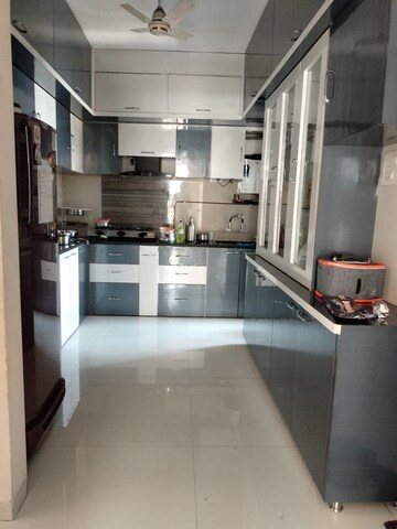Kitchen in 3 BHK Apartment at Unique Poonam Estate Cluster 3, Mira Road – for Rent
