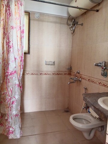 Bathroom in 4 BHK Apartment at Sagunabai Apartment, Nerul – for Rent