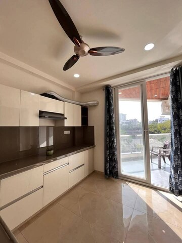 Kitchen in 1 BHK Builder Floor at Freedom Fighters Enclave – for Rent