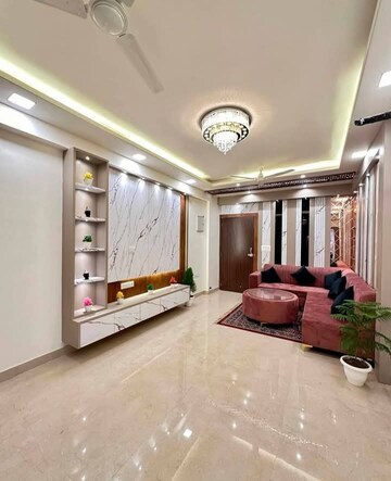 Living Room in 1 BHK Builder Floor at Freedom Fighters Enclave – for Rent