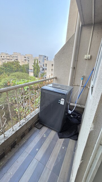Balcony in 1 BHK Apartment at Goel Ganga Hamlet, Viman Nagar – for Rent
