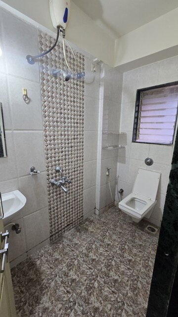 Bathroom in 1 BHK Apartment at Goel Ganga Hamlet, Viman Nagar – for Rent