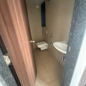 Bathroom in 1 BHK Apartment at Runwal Eirene, Yashaswi Nagar – for Rent